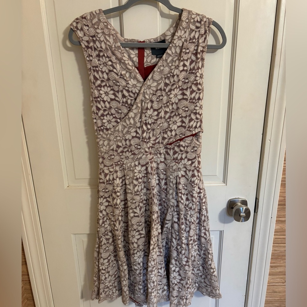 Maeve Anthropologie lace Dress - Cream